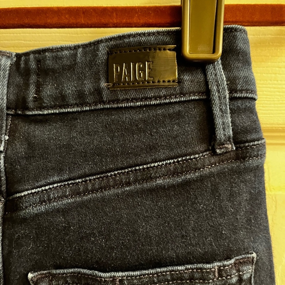 PAIGE JEANS~THE CINDY~High Rise Dark Jeans~24 - Picture 7 of 9